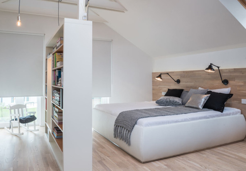 Nội thất ấn tượng với hai m&agrave;u đen – trắng