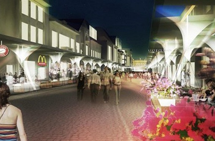 Lộ kiến tr&uacute;c mới của phố v&agrave;ng Tr&agrave;ng Tiền