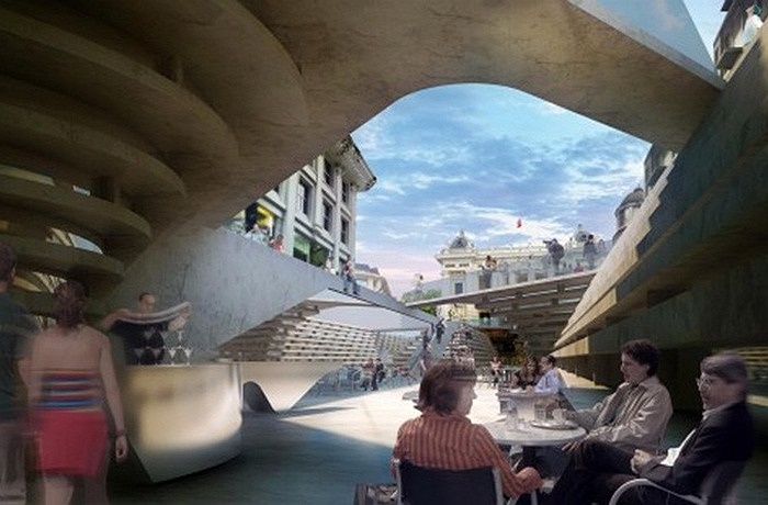 Lộ kiến tr&uacute;c mới của phố v&agrave;ng Tr&agrave;ng Tiền