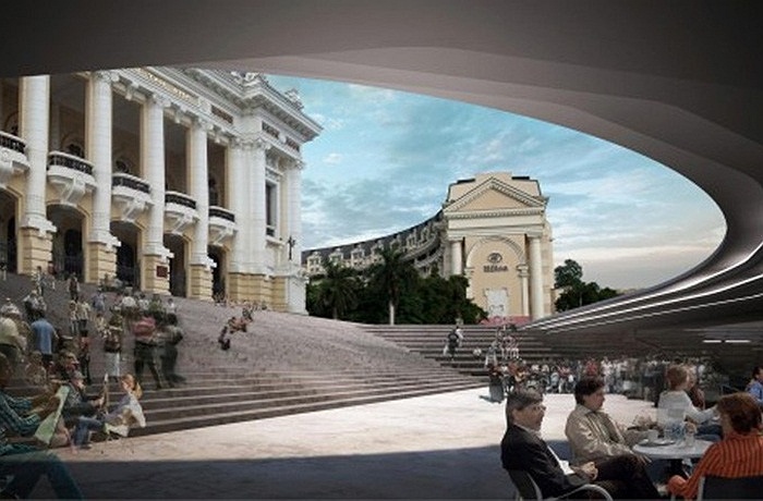 Lộ kiến tr&uacute;c mới của phố v&agrave;ng Tr&agrave;ng Tiền