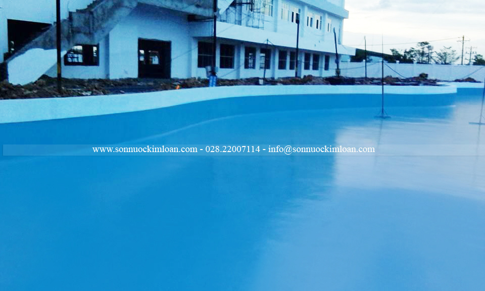 Sơn trang trí &#038; chống thấm hồ bơi tphcm