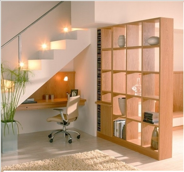 9 ý tưởng giúp tận dụng “triệt để” gầm cầu thang