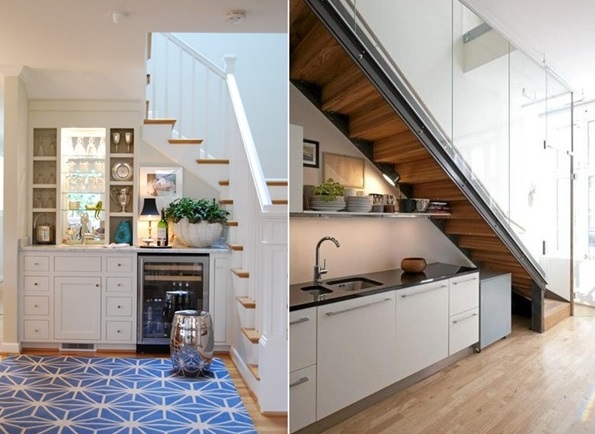 9 ý tưởng giúp tận dụng “triệt để” gầm cầu thang