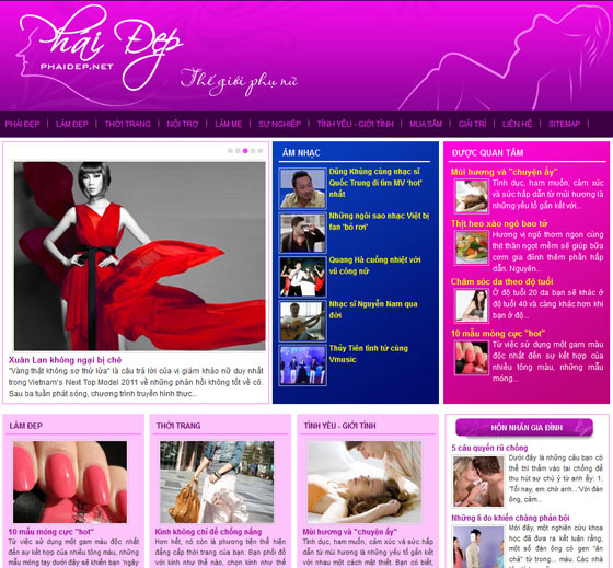 Thiết kế website thời trang đẹp ở đâu?