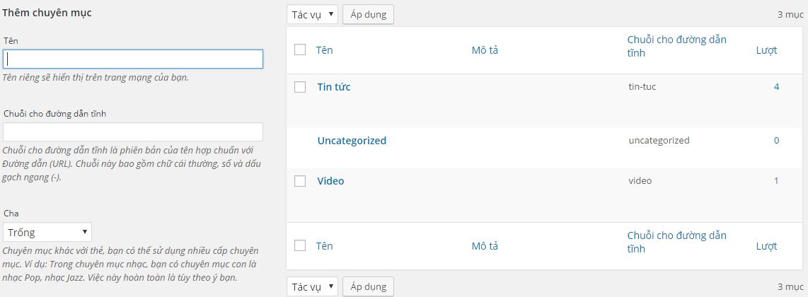 Hướng dẫn sử dụng dụng sản phẩm website