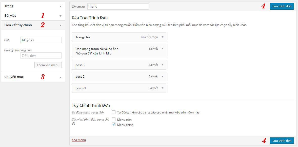 Hướng dẫn sử dụng dụng sản phẩm website