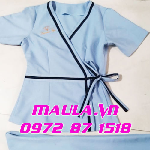 Model of professional spa uniform in Vietnam, Sài Gòn List