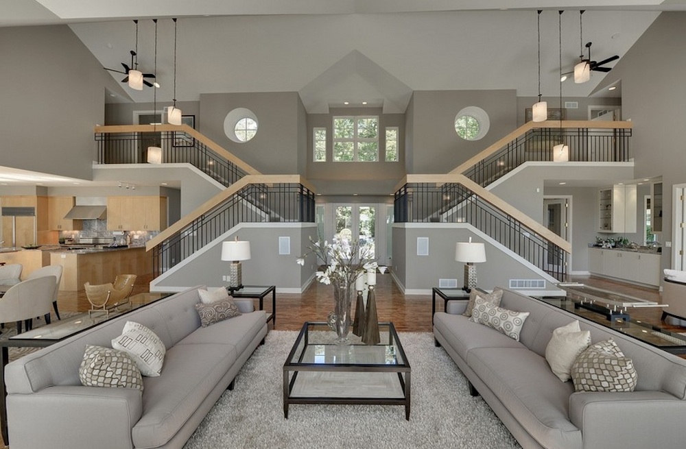 Phối sơn màu nâu trong thiết kế cho cả nội và ngoại thất của ngôi nhà