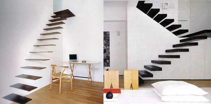 Những kiểu cầu thang lạ mắt thú vị