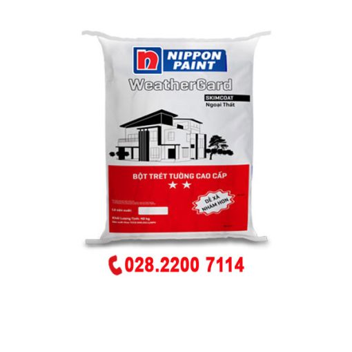 Bột trét Nippon Skimcoat WeatherGard
