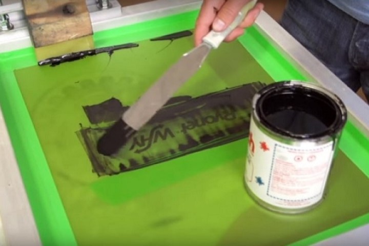 Cách pha chế mực in lưới trong in ấn