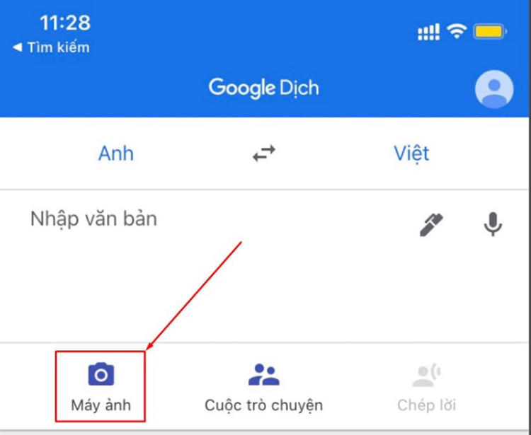 Hướng dẫn dịch Google bằng hình ảnh Cách dịch chữ trên hình với Google, Sài Gòn List