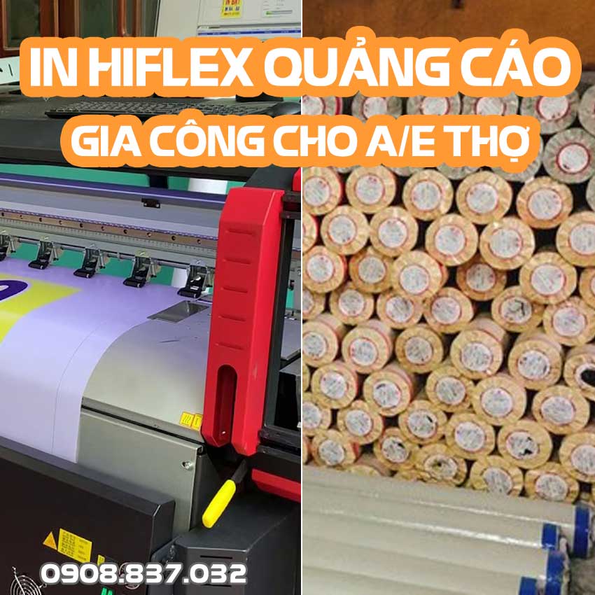 Chuyên thiết kế in hiflex khổ lớn quảng cáo giá rẻ tại Thủ Đức