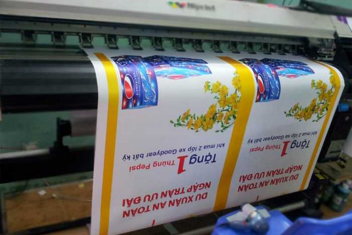 Kỹ thuật in hiflex khổ lớn quảng cáo chuyên nghiệp