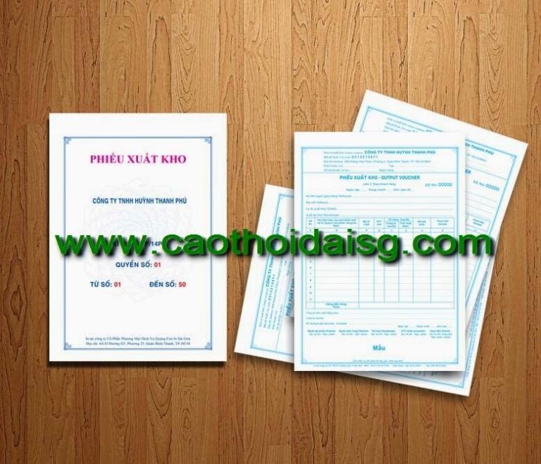 In phiếu xuất kho và phiếu nhập kho chất lượng cao 1 In phieu xuat kho va phieu nhap kho chat luong
