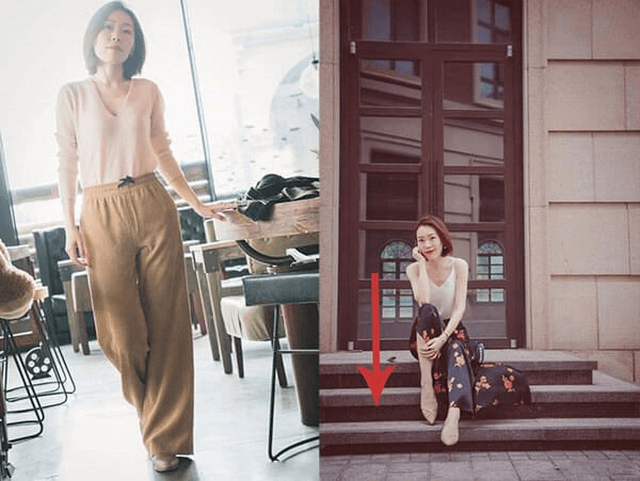 Mix giày với quần ống rộng thời trang