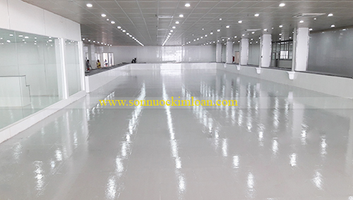 Thi công sơn sàn gạch men tphcm