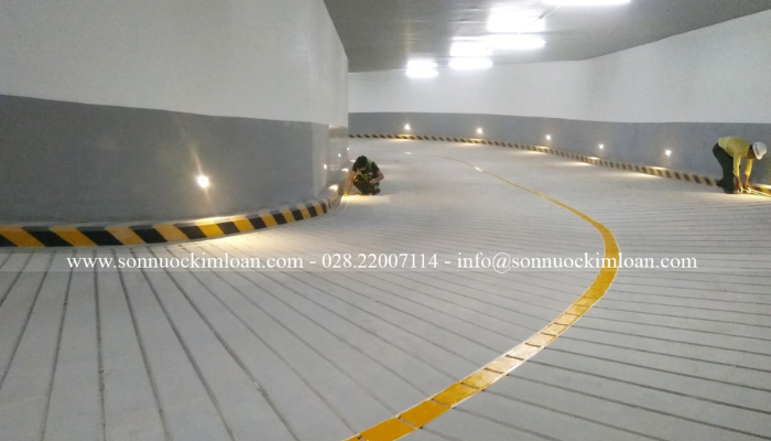 SƠN NƯỚC KIM LOAN- THI CÔNG SƠN EPOXY SÀN TẦNG HẦM