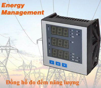 Đồng hồ đo kwh, dòng điện, điên áp, cos phi