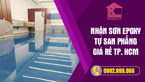 Thi công sơn epoxy tự san phẳng uy tín TP.HCM