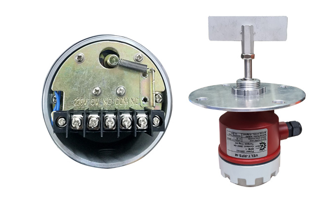 Cảm biến báo mức chất rắn dạng xoay
