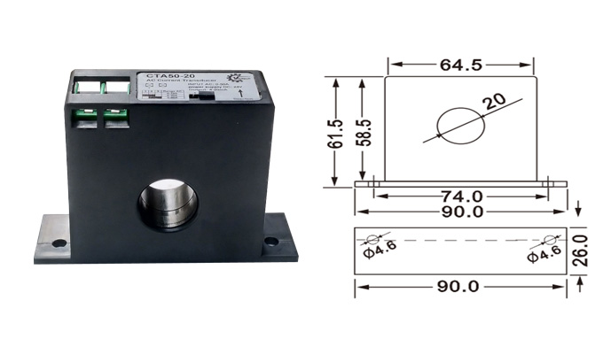 Biến Dòng Analog, biến dòng 4-20mA, 0-10vdc, CT analog