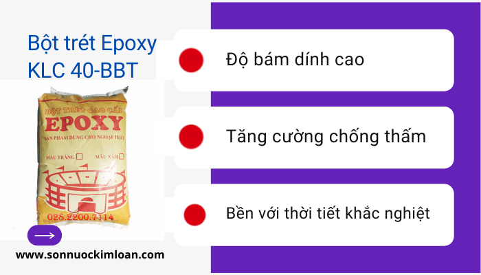 BỘT TRÉT EPOXY KLC – CÁC LOẠI BỘT TRÉT- QUY TRÌNH THI CÔNG.