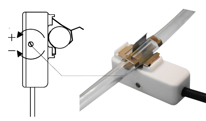 Cảm biến báo mức axit, hóa chất không tiếp xúc