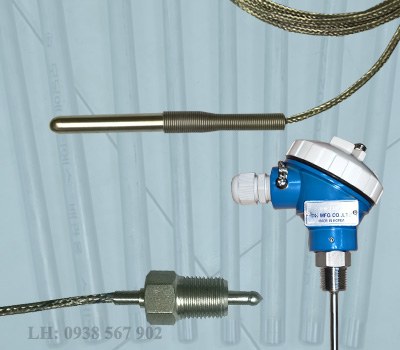 Cảm biến nhiệt độ loại Pt100, K