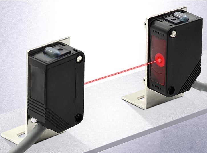 Cảm biến quang laser, cảm biến laser phát hiện vật