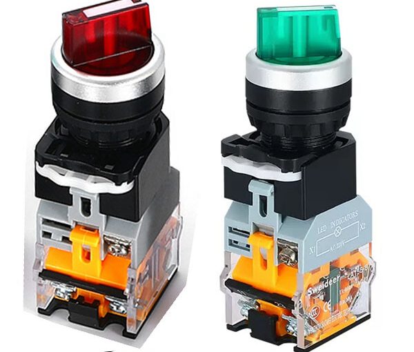 Công tắc xoay 3 vị trí có đèn