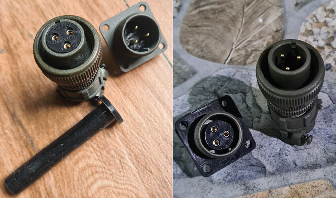 Giắc cắm (phích cắm) điện 3 chân 13A Maojwei