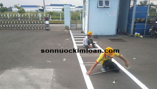 Sơn kẻ vạch nhà xưởng GTA