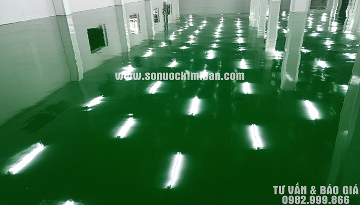 SƠN NƯỚC KIM LOAN – THI CÔNG SƠN NỀN NHÀ XƯỞNG SƠN EPOXY KLC