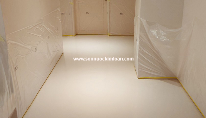SƠN  NƯỚC KIM LOAN- QUY TRÌNH THI CÔNG SƠN EPOXY TỰ SAN PHẲNG