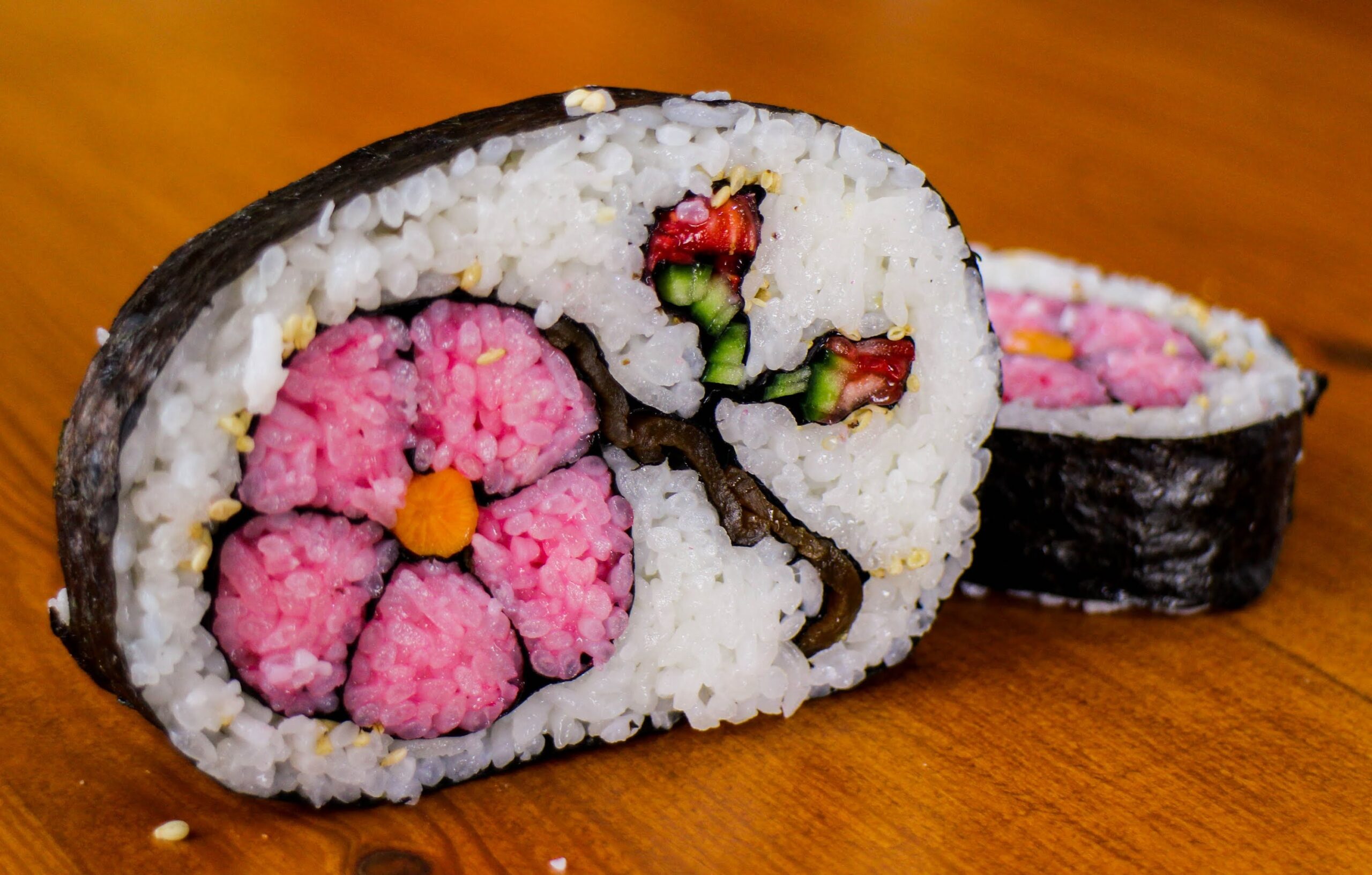 how to make flower sushi art ama scaled