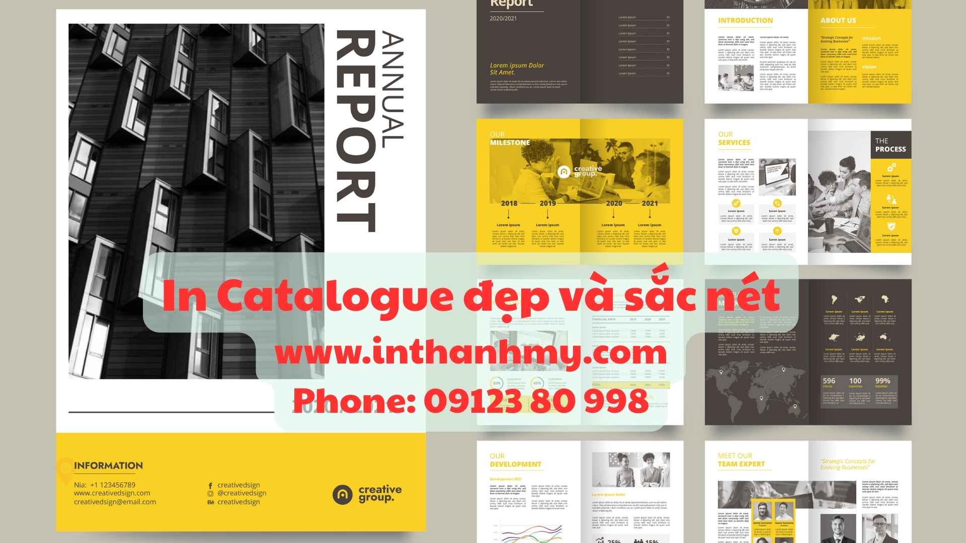 In Catalogue đẹp v&agrave; sắc n&eacute;t