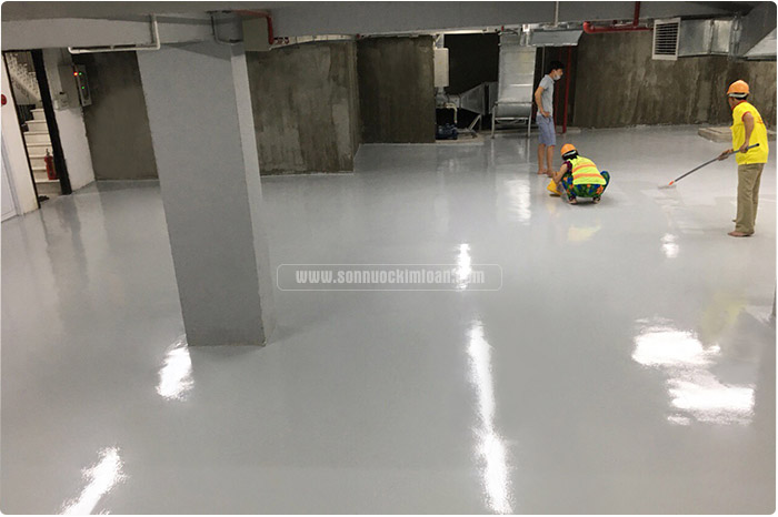 Quy trình chuẩn thi công sơn epoxy klc gốc nước + báo giá thi công
