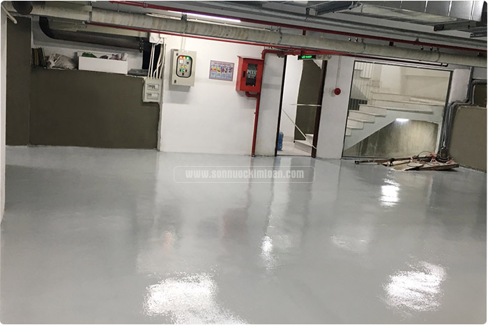 Quy trình chuẩn thi công sơn epoxy klc gốc nước + báo giá thi công