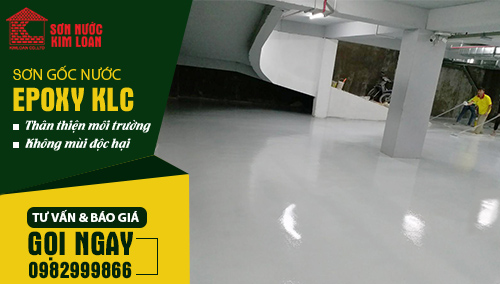 Quy trình chuẩn thi công sơn epoxy klc gốc nước + báo giá thi công