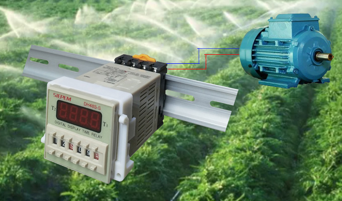 Relay thời gian, Rơ le thời gian, Timer 12VDC, 12VAC