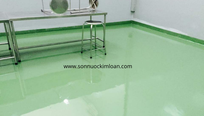 THI CÔNG SƠN EPOXY CHO SÀN BỆNH VIỆN .