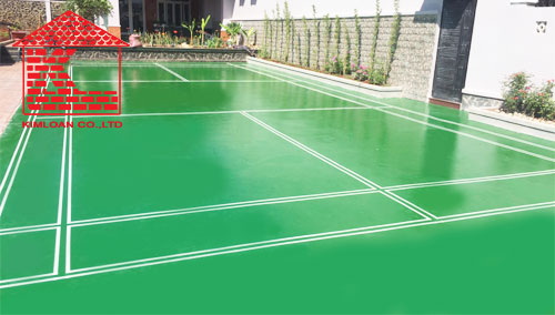 Sơn sân cầu lông đẹp – bền – an toàn