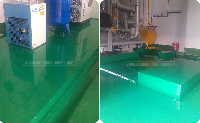 6 BƯỚC SƠN CHỐNG BỤI SÀN NHÀ XƯỞNG