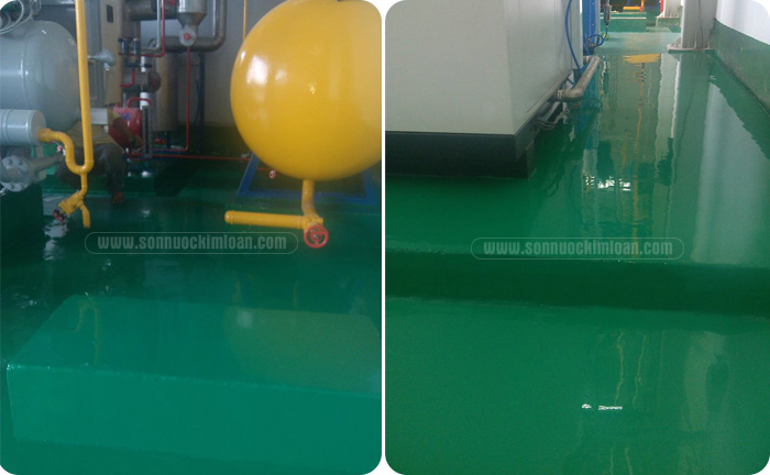 6 BƯỚC SƠN CHỐNG BỤI SÀN NHÀ XƯỞNG