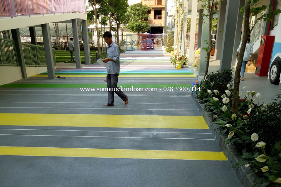 Thi công sơn chống trượt tphcm