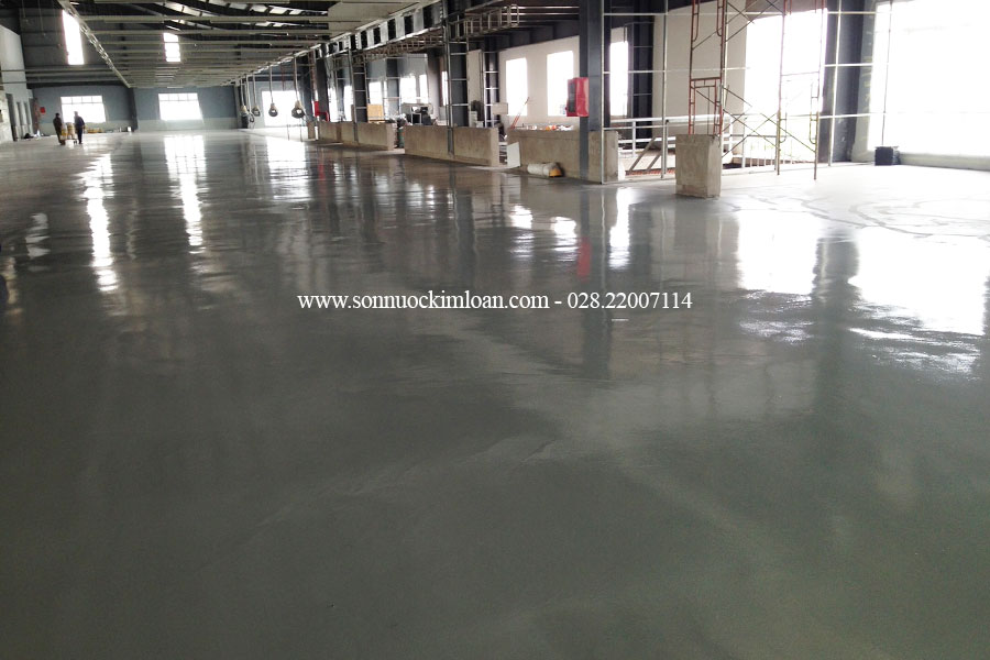 Thi công sơn chống bụi sàn tphcm