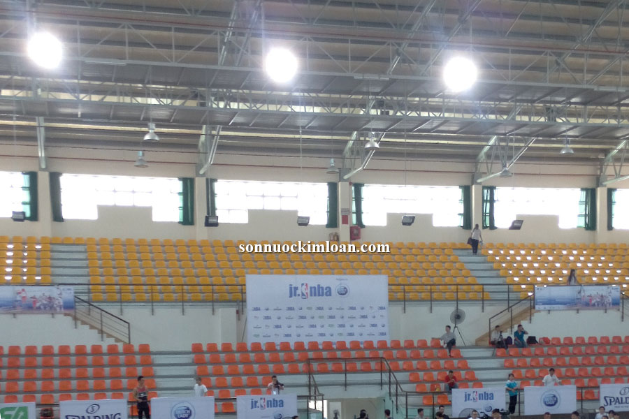 Sơn bệ ngồi &#038; bậc khán đài