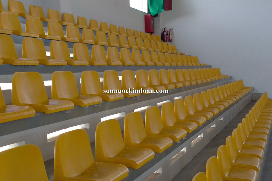 Sơn bệ ngồi &#038; bậc khán đài