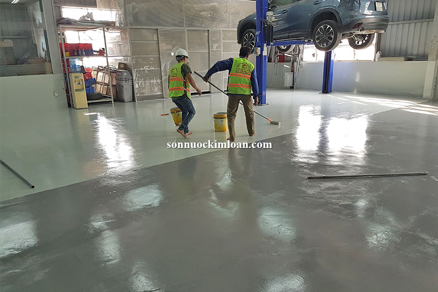 Sơn sàn epoxy khu vực TpHCM